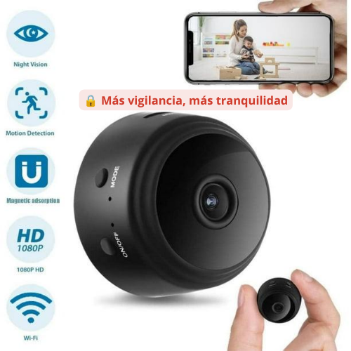 MINI CÁMARA IP ESPÍA — Seguridad donde la necesites